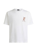 Etro Embroidered Logo Cotton T-shirt — White