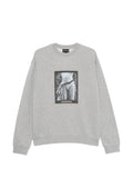 Emporio Armani Photographic Print Sweatshirt — grey