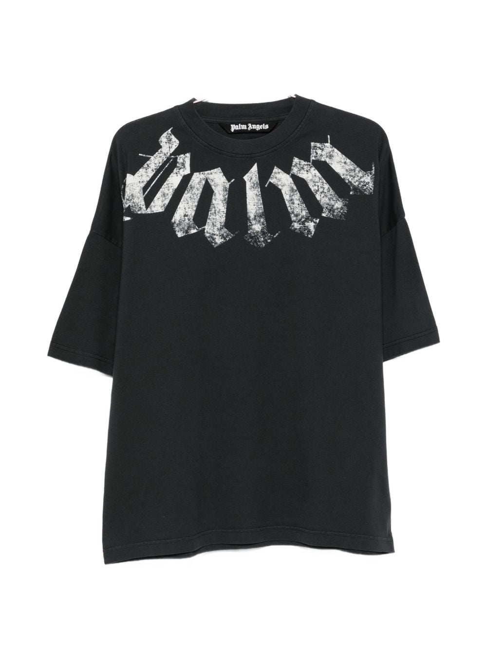 Palm Angels Logo-Print T-Shirt — Black