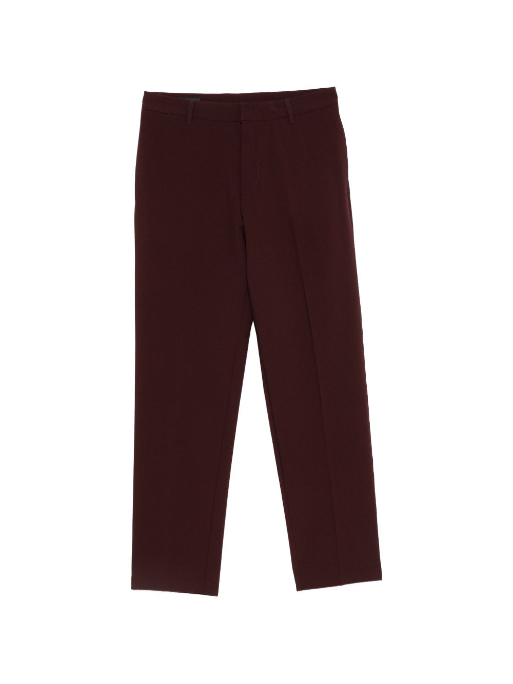 Emporio Armani Textured Chino Trousers — Brown