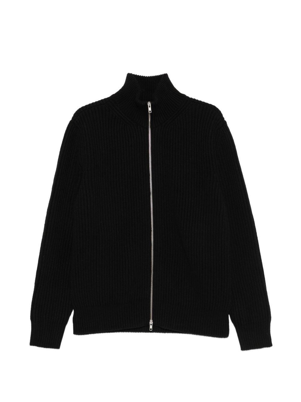 Cárdigan de lana acanalado MM6 Maison Margiela - Negro