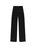 Pantalones de algodón MM6 Maison Margiela — Negros