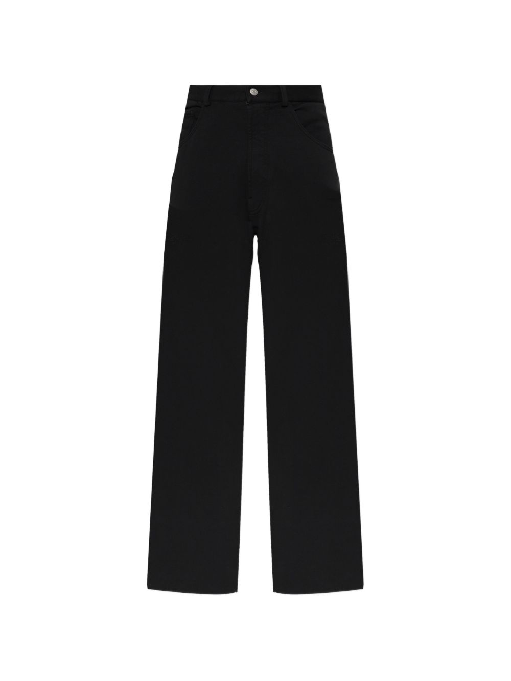 MM6 Maison Margiela Cotton Trousers — Black