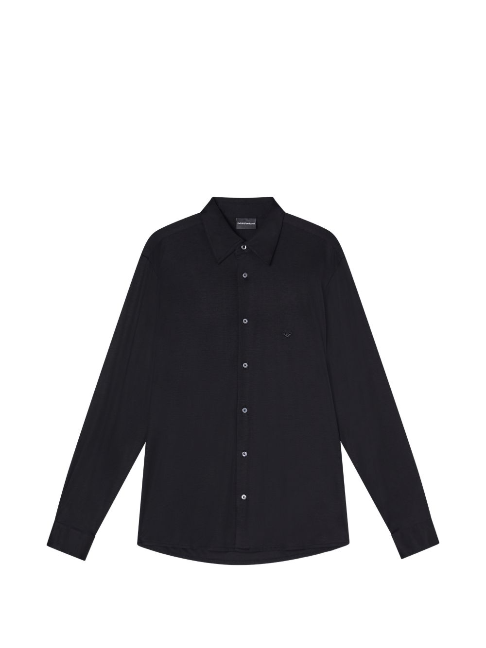 Emporio Armani Cotton Shirt — black