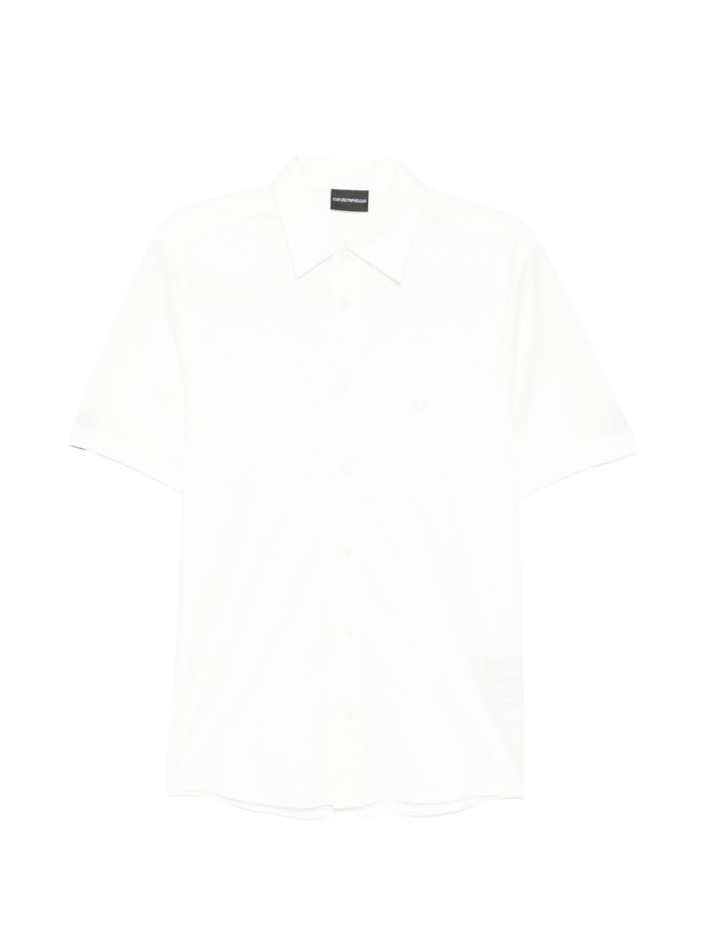 Camisa de algodón Emporio Armani — Blanco