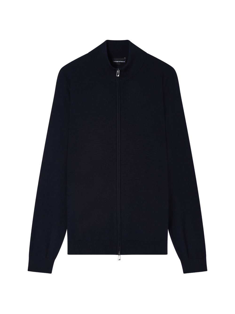 Emporio Armani Wool Knit Cardigan — Navy