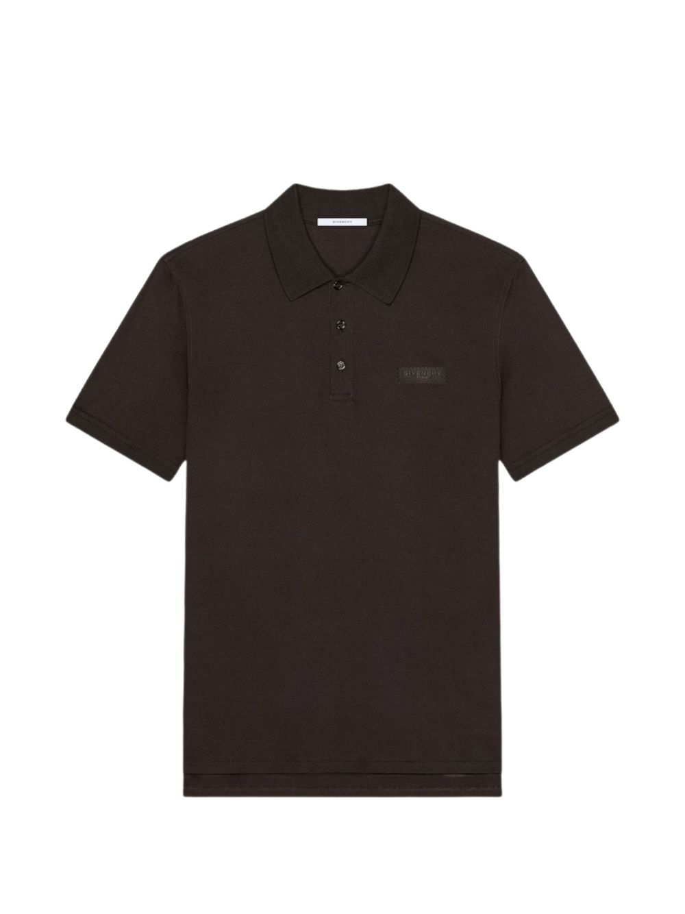 Givenchy Logo Cotton Polo — Black