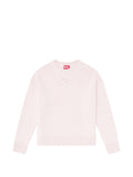 Diesel Logo Wool Blend Sweater — Pink