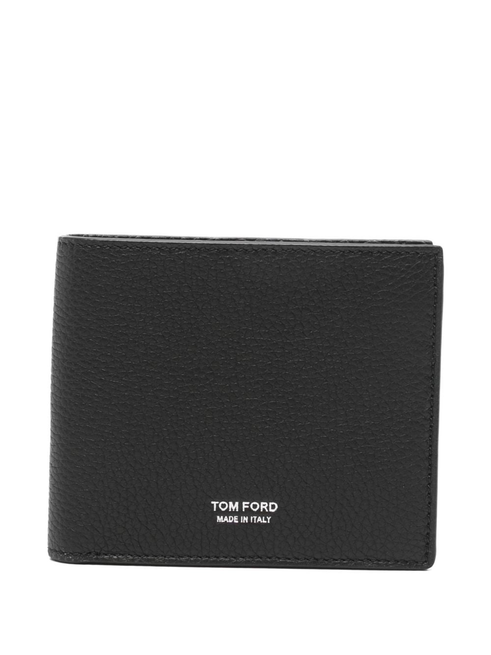 Tom Ford Leather Bifold Wallet — Black