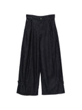 Emporio Armani Pleated Denim Jeans — Ink