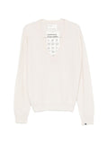 extreme cashmere Cashmere V-Neck Sweater — Off-white