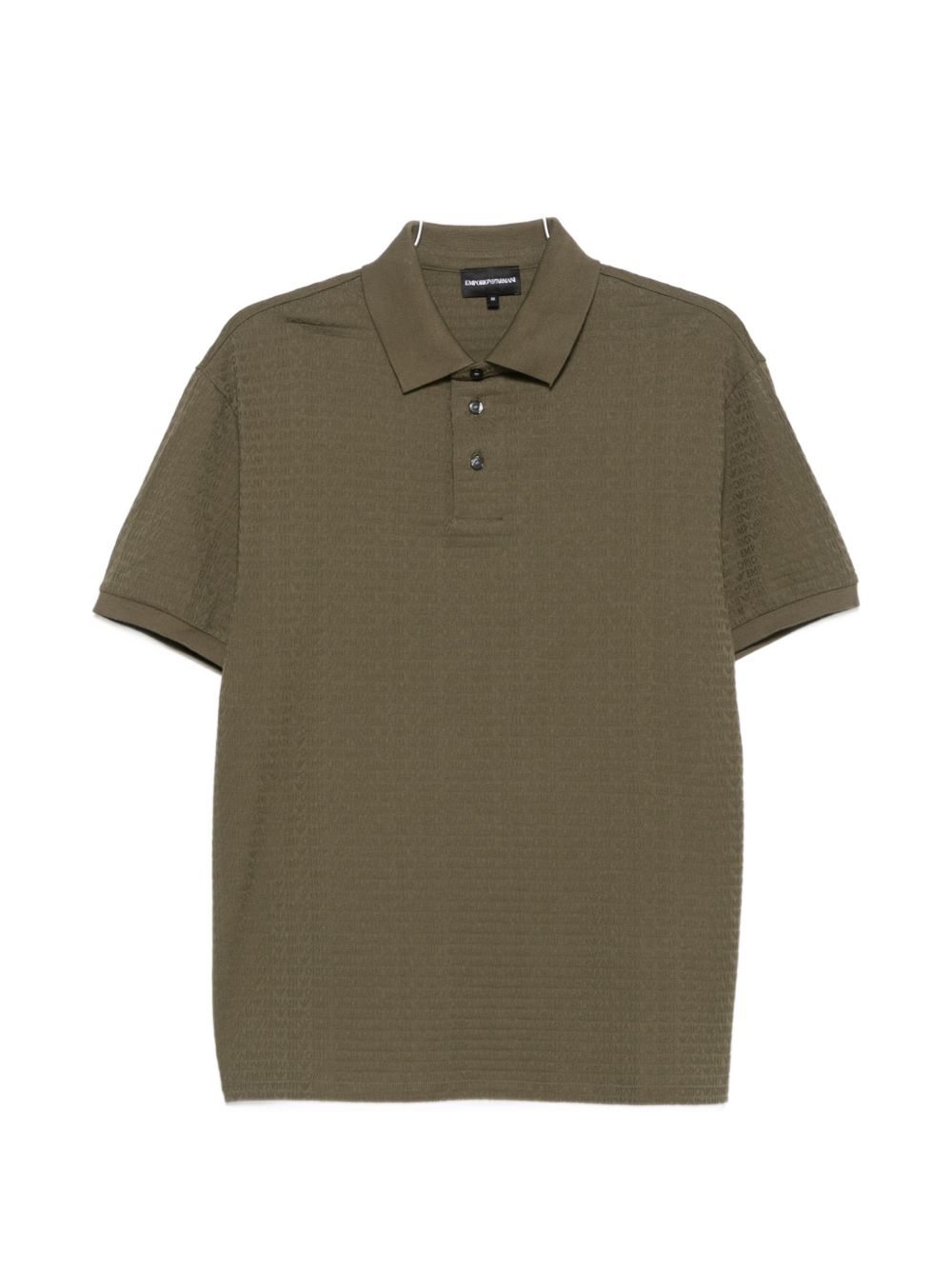 Emporio Armani Cotton Polo — Khaki