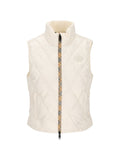 Burberry Quilted Down Vest — White
