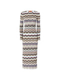 Missoni Zigzag Knit Dress — Multicolor