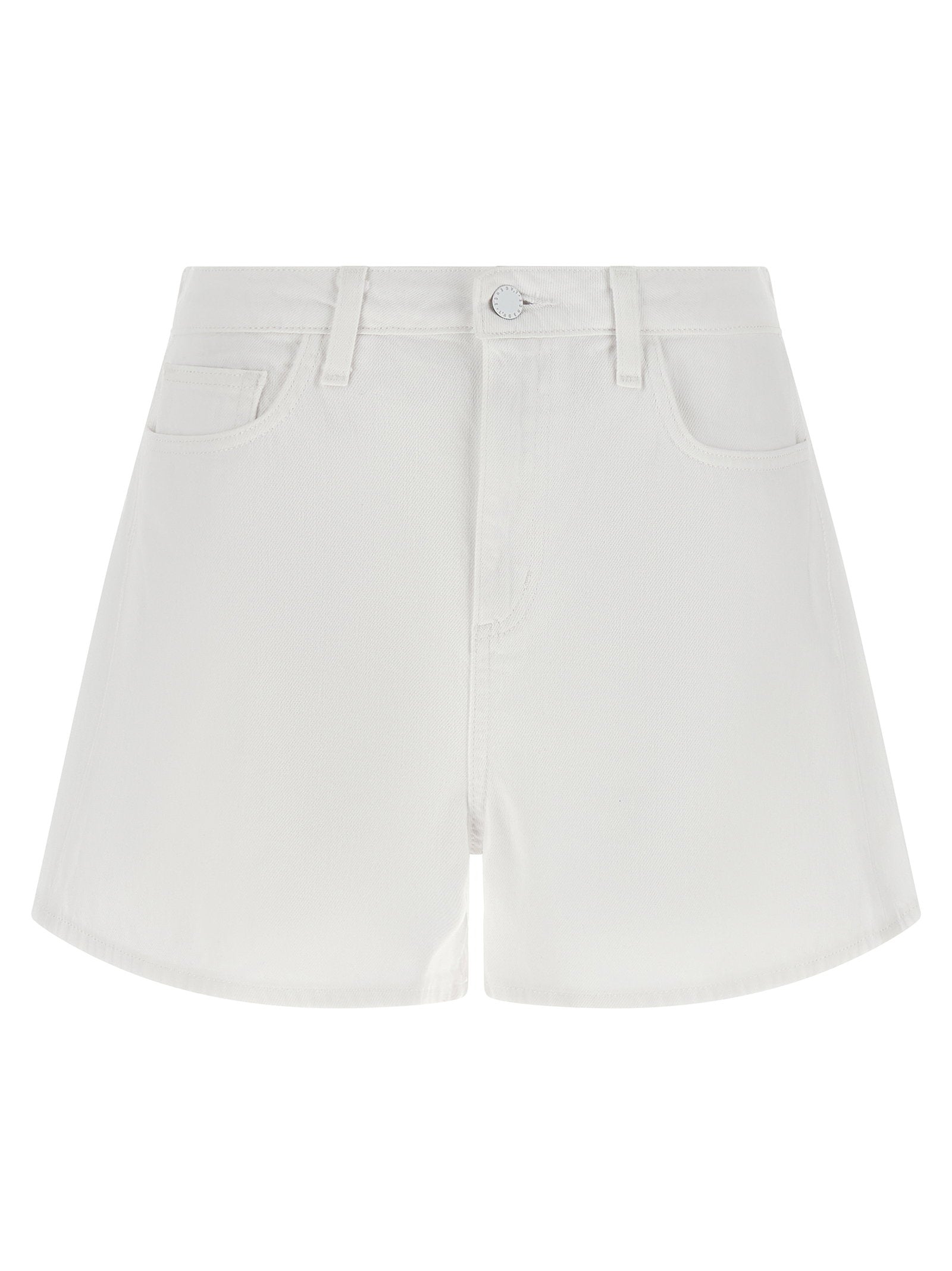 L'agence Denim Shorts — White