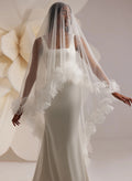 Trumpet/Mermaid Square Neckline Sleeveless Chapel Train Matte Satin Wedding Dresses With Bow(s)
