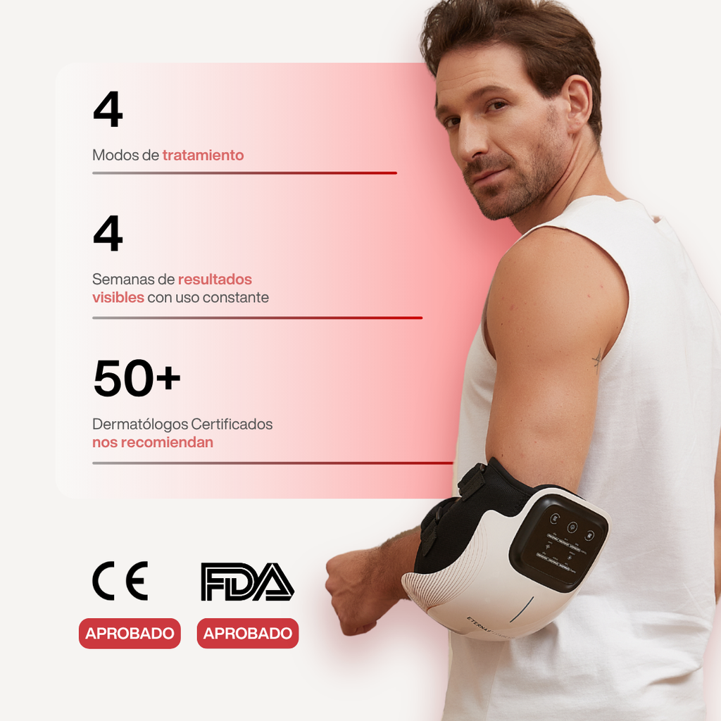 Masajeador de Rodilla Inalámbrico | Alivio del Dolor Articular por Infrarrojos, Calor, Láser y Vibración