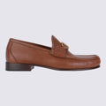 Valentino Garavani Flat shoes Tobacco _buffalo Le-bubalus Bubalis