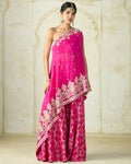 Areesha One Shoulder Set By KYNAH, Luxury Indian Fashion & Bridal Wear