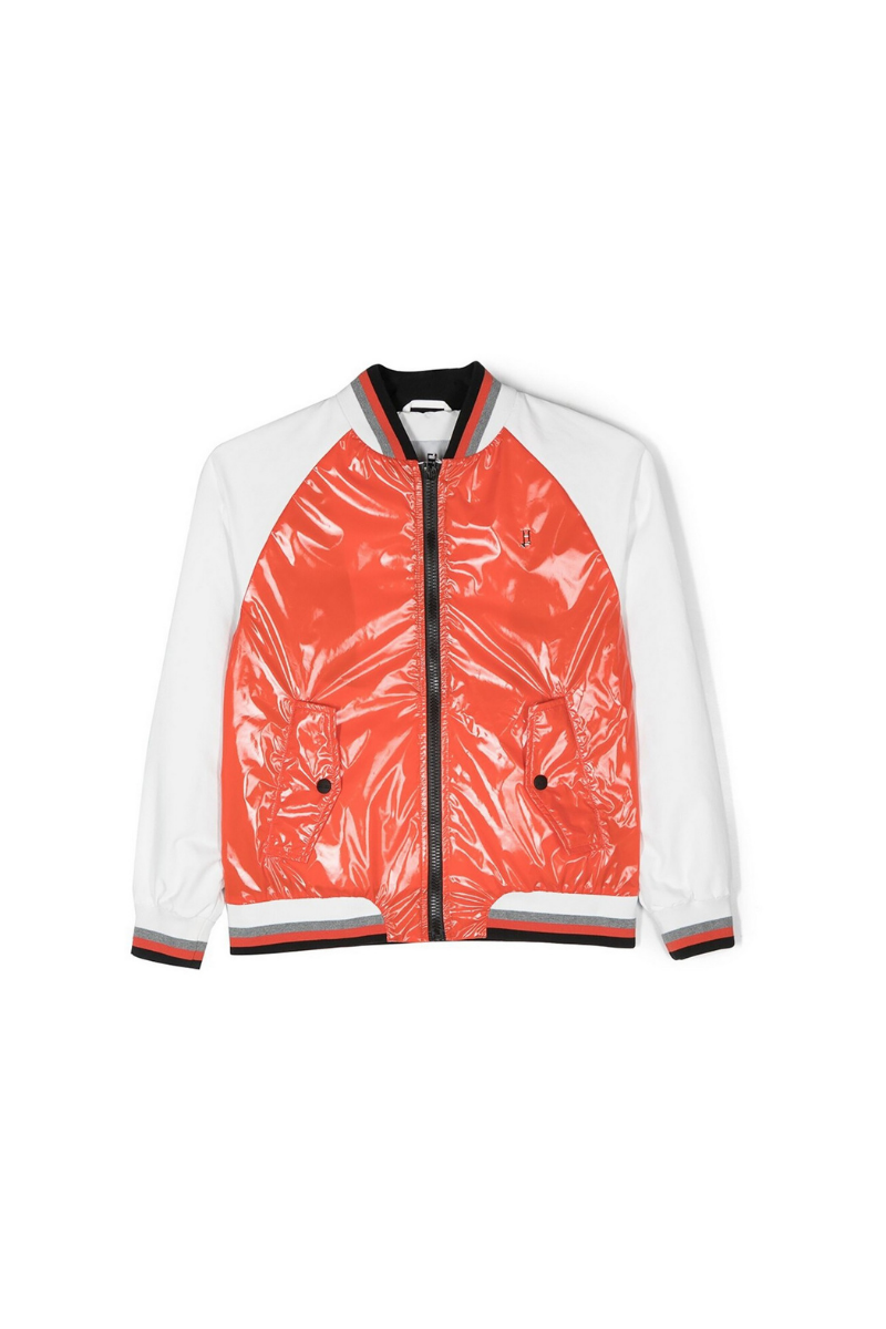 Herno Color-Block Nylon Jacket — Red
