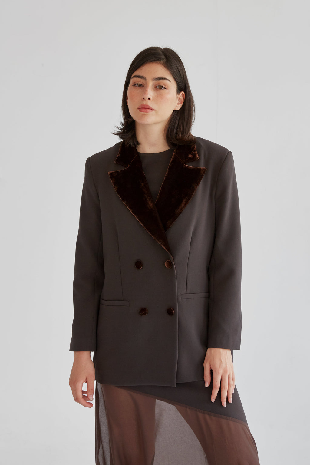 Chaqueta Virginia chocolate