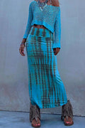 Chicest High Waist Tie Dye Skirts