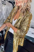 Fashion Style Open Front Sequin Cardigans
