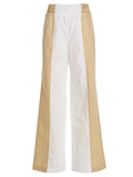 Fabiana Filippi Two-Tone Cotton Trousers — White