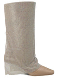 Benedetta Bruzziches Virginia Boot — Beige