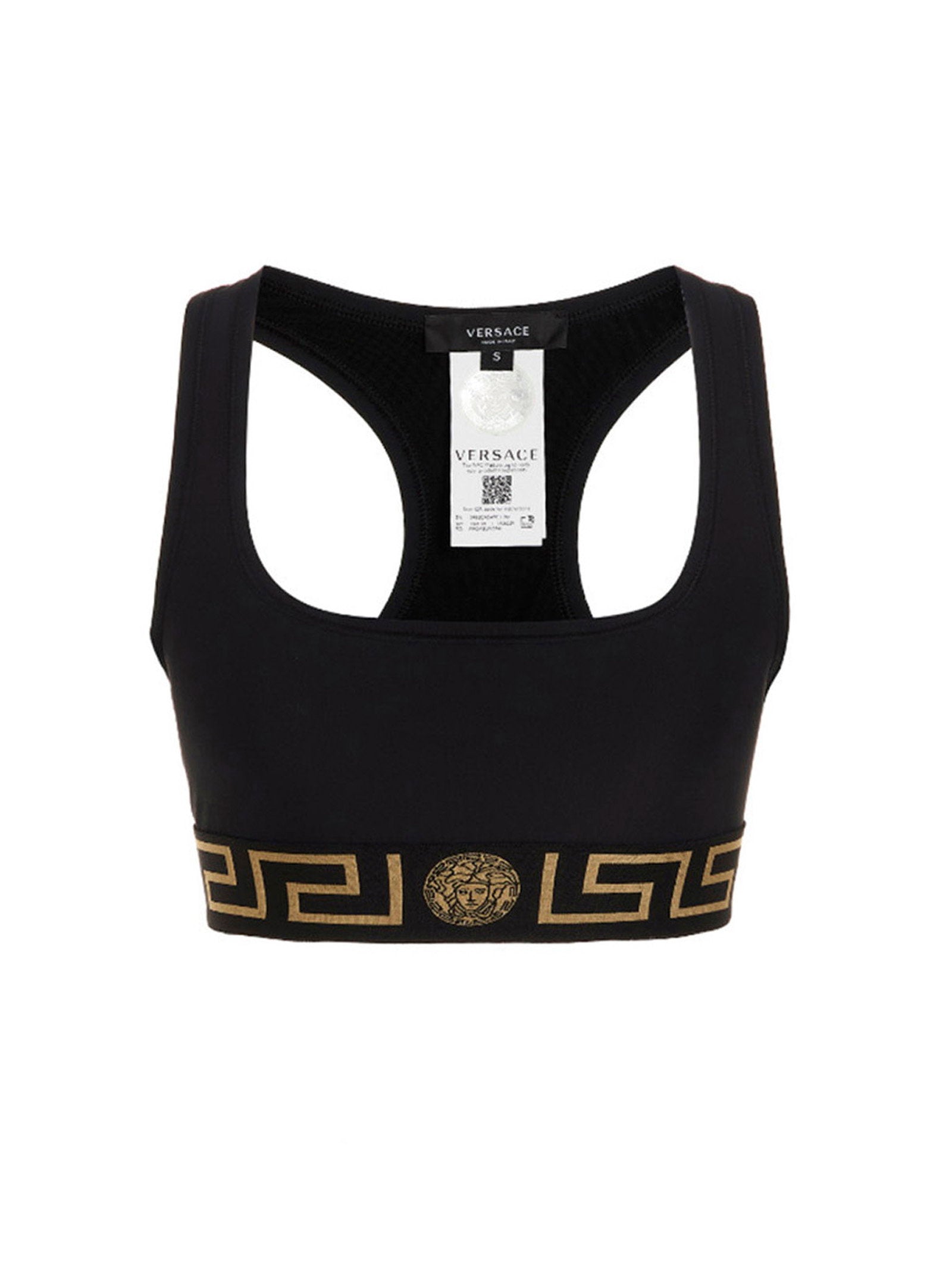 Versace Medusa Tank Top — Black
