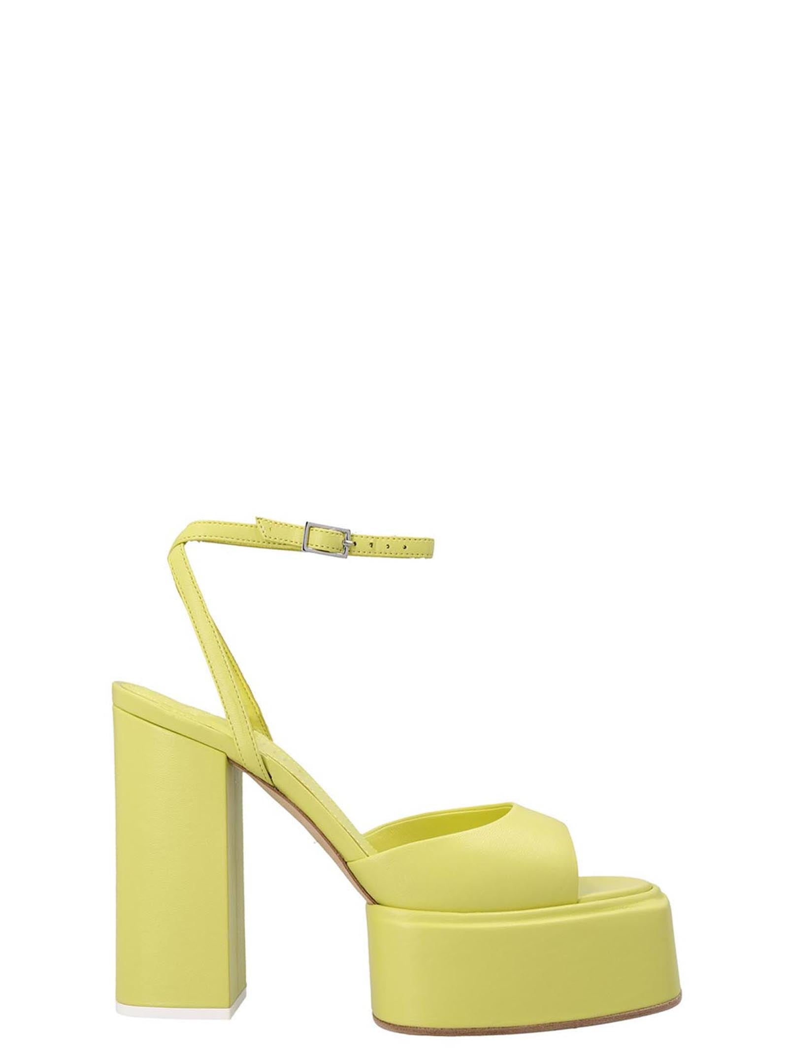 3Juin Beth Platform Heel — Yellow
