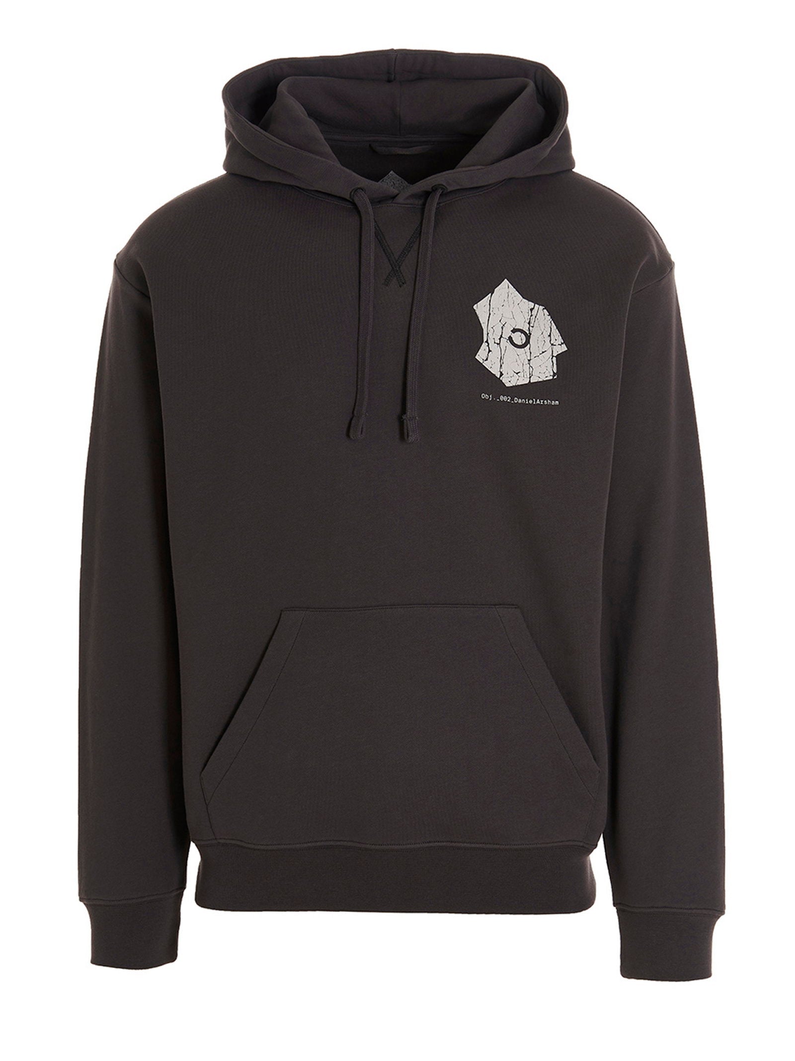 Objects Iv Life Graphic Print Hoodie — Charcoal
