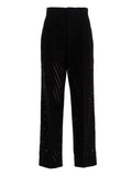 Nude Studded Trousers — Black