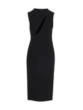 Versace Cut-Out Midi Dress — Black
