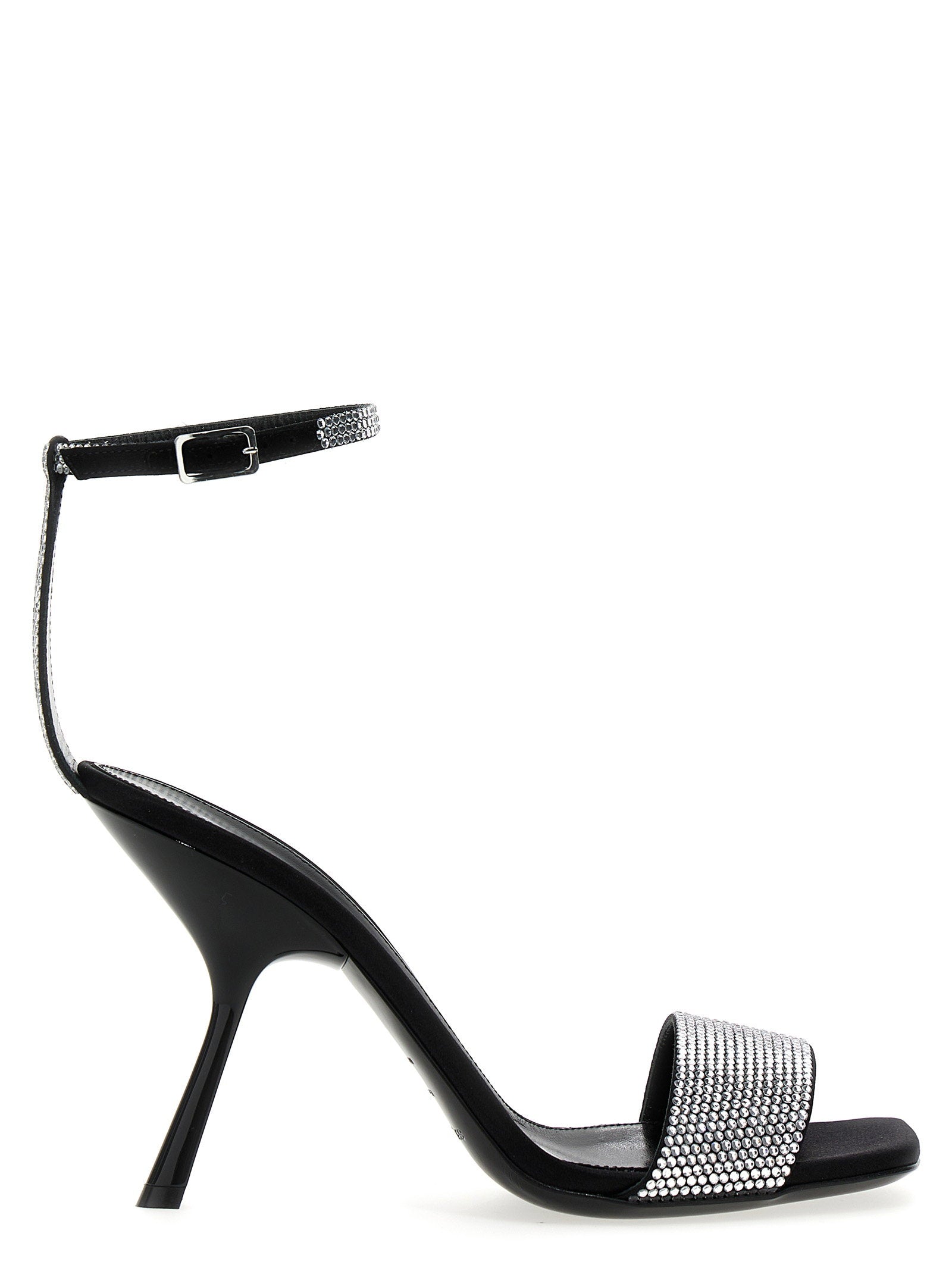 Sergio Rossi Evangelie Heel Sandal — Black