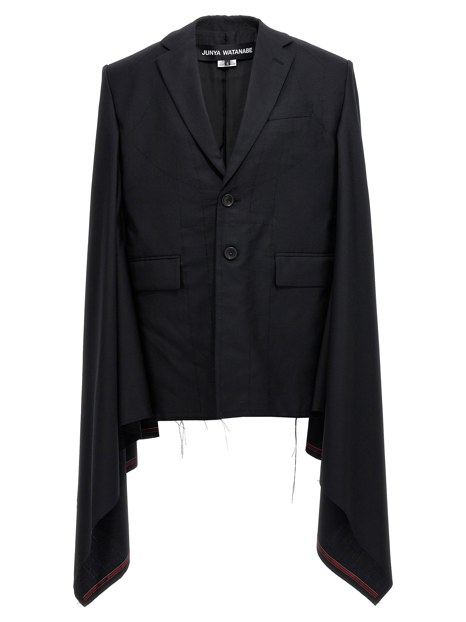 Junya Watanabe Wool Cape — Black