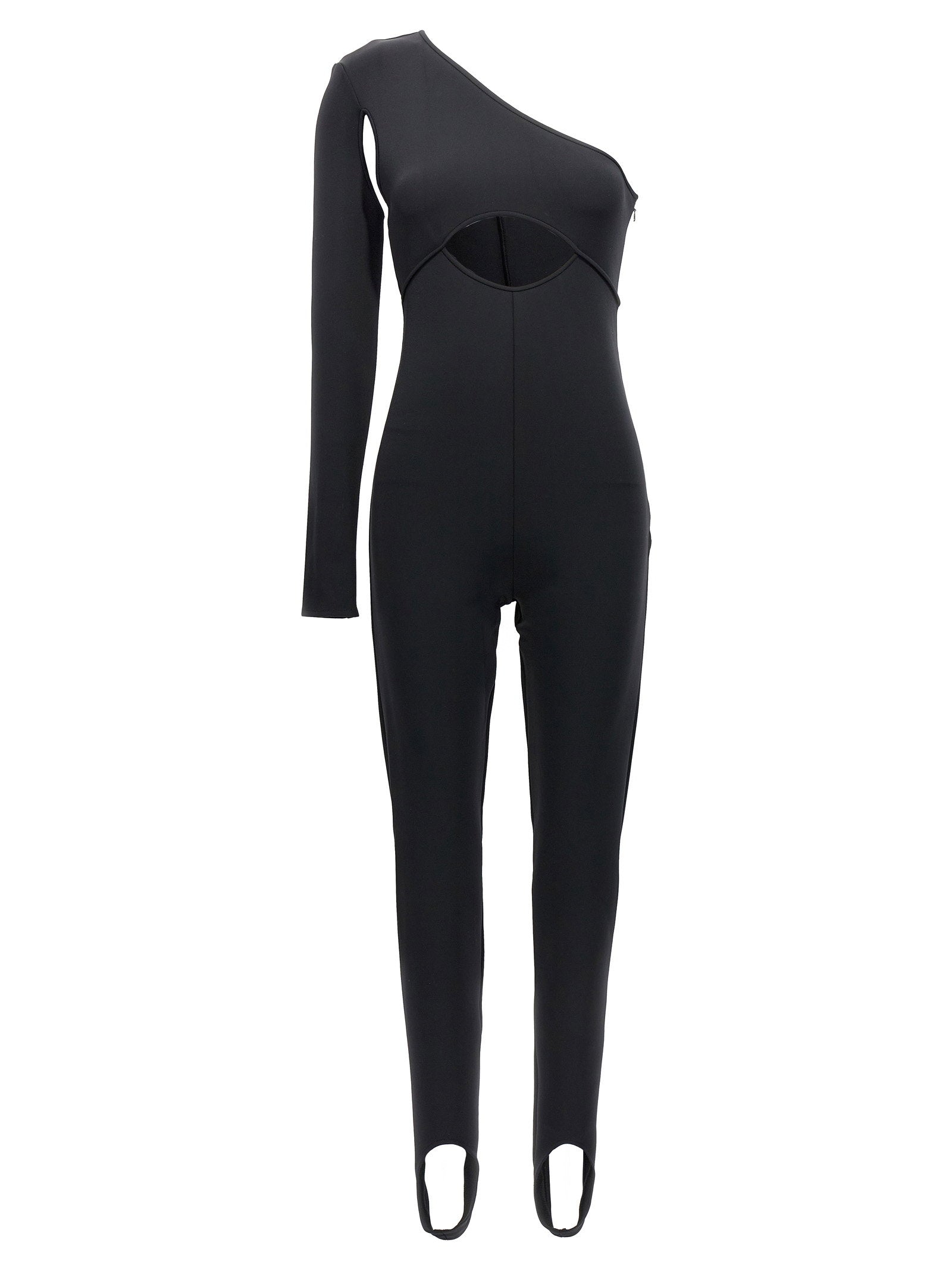 David Koma Cut-Out Scuba Bodysuit — Black