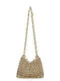Paco Rabanne 1969 Nano Shoulder Bag — Gold