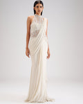 The Anatomical Pearl Sari Gown By KYNAH, Luxury Indian Fashion & Bridal Wear
