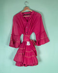 Vestido Corto - Fucsia