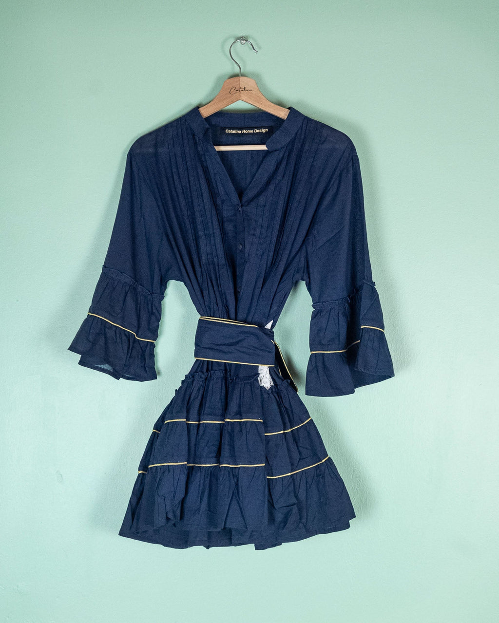 Vestido Corto - Azul Marino