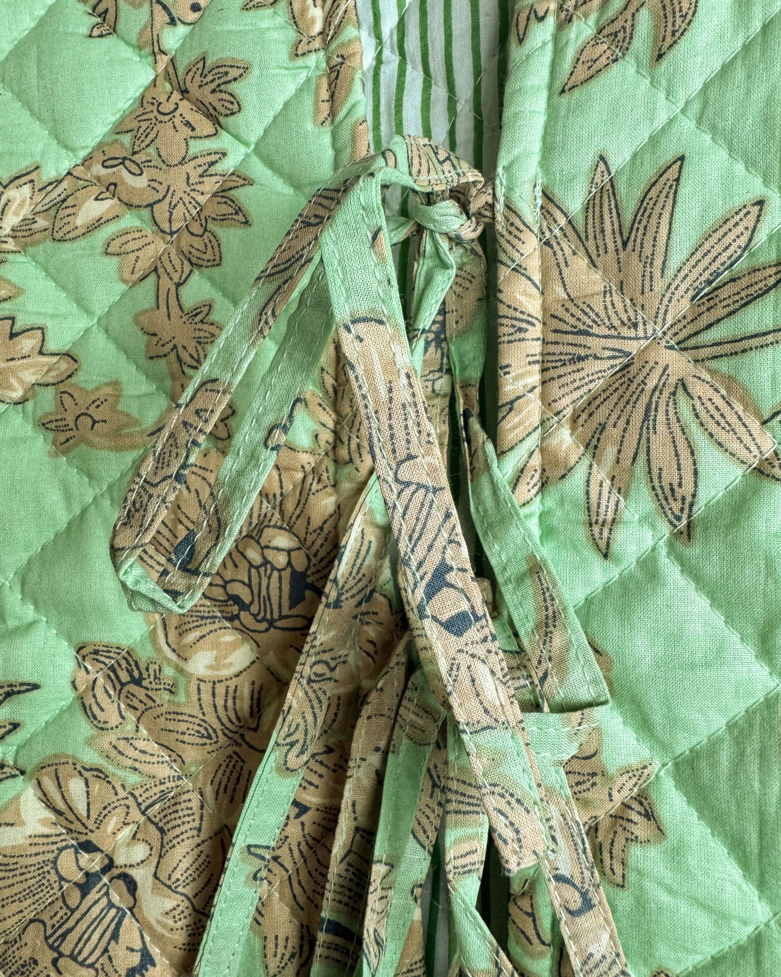Chaleco Flor - Verde Menta