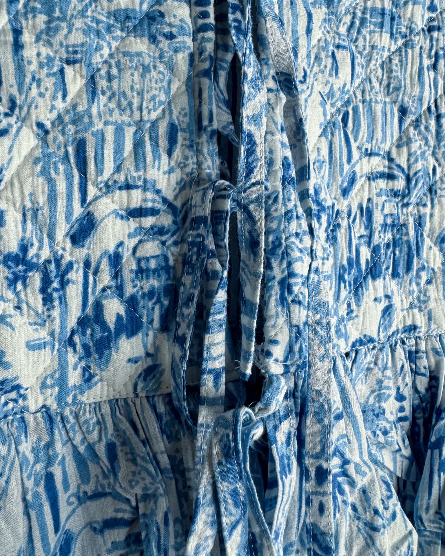Chaleco Palmeras - Azul