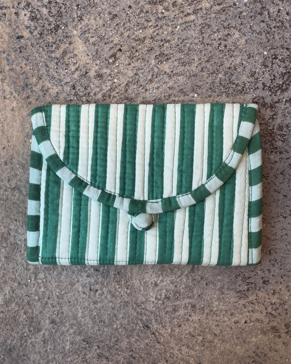 Monedero Raya - Verde