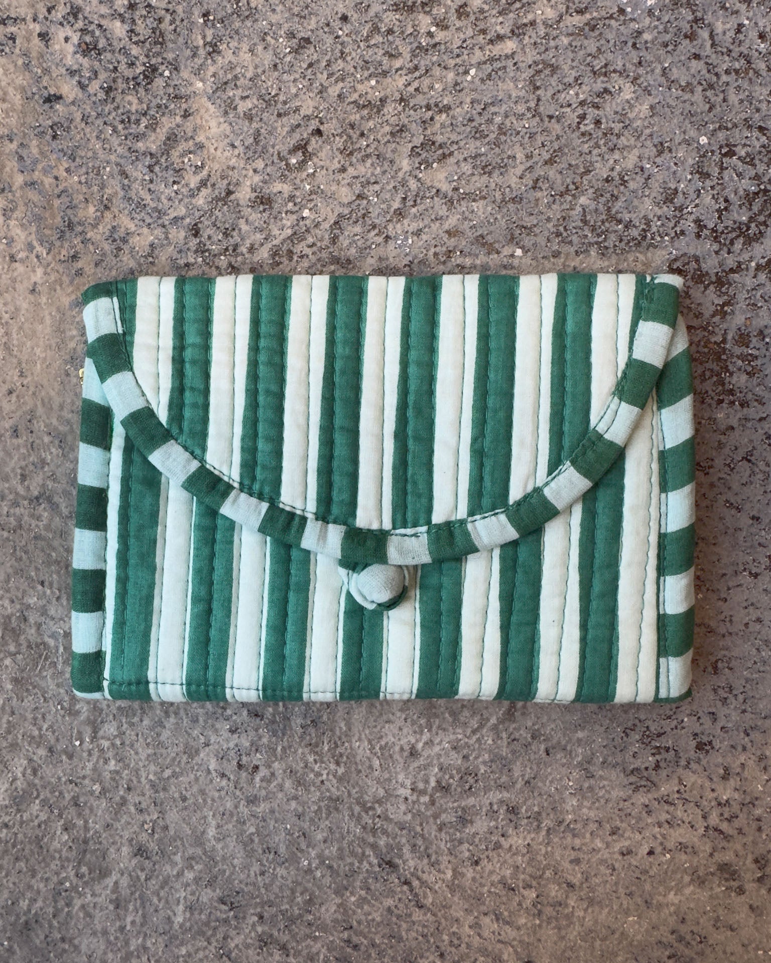 Monedero Raya - Verde