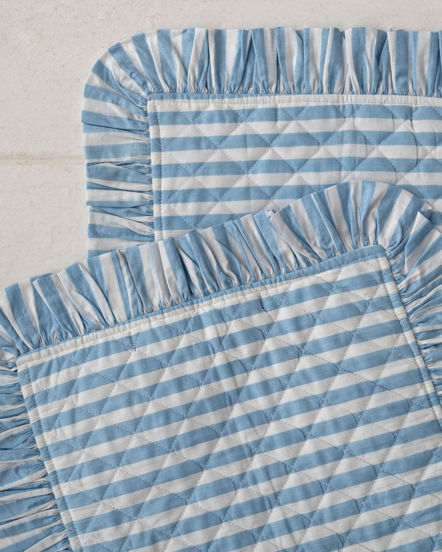 Individuales Raya - Azul
