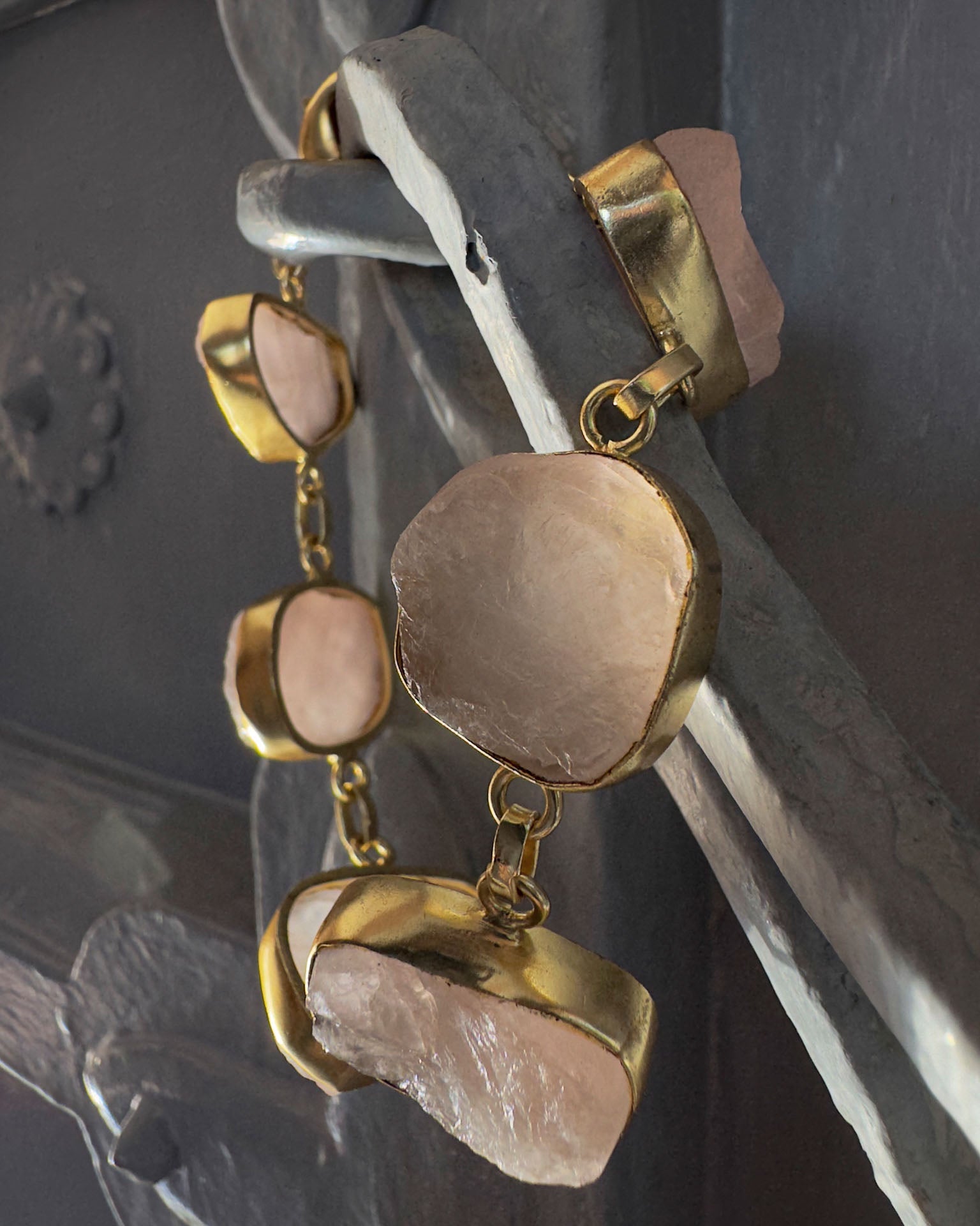 Pulsera Piedra Cuarzo Rosa CS