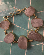 Pulsera Piedra Cuarzo Rosa CS