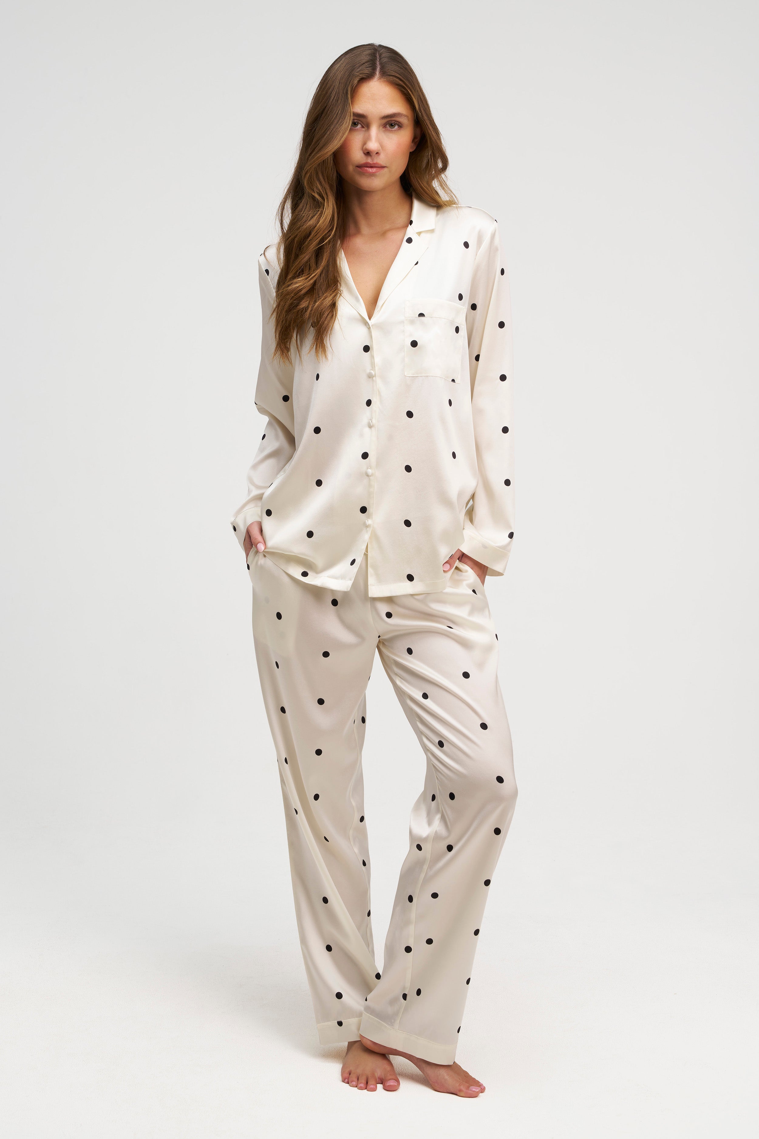 Long Premium Silk PJ Set