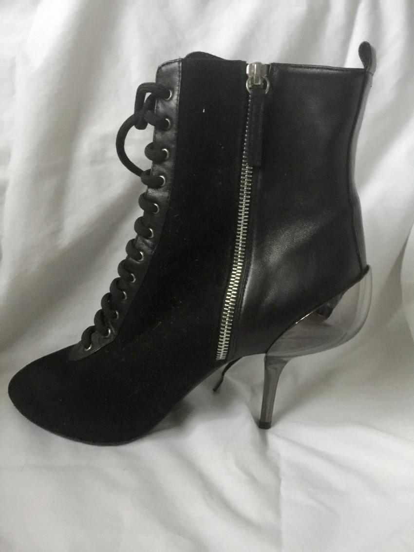 Giuseppe Zanotti Suede & Leather Ankle Boots